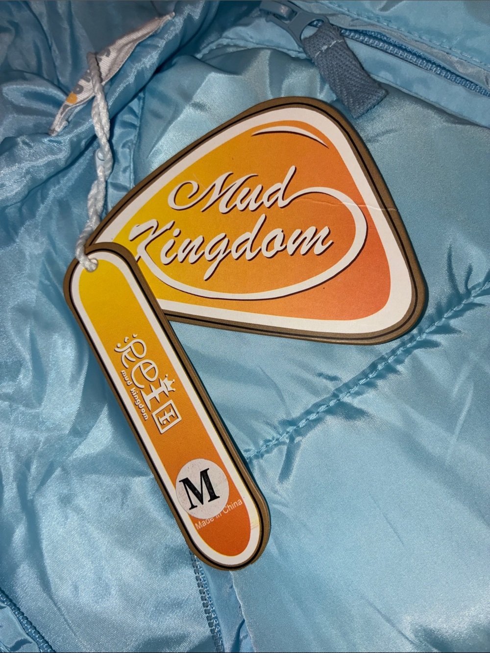 NWT mud kingdom, infant snowsuit size 6 to 12 months Baby blue - Picture 2 of 13